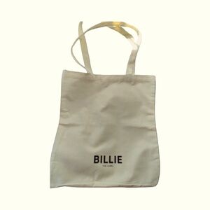 Billie the Label Canvas Tote Bag 16 1/2” x 15” new in wrapper